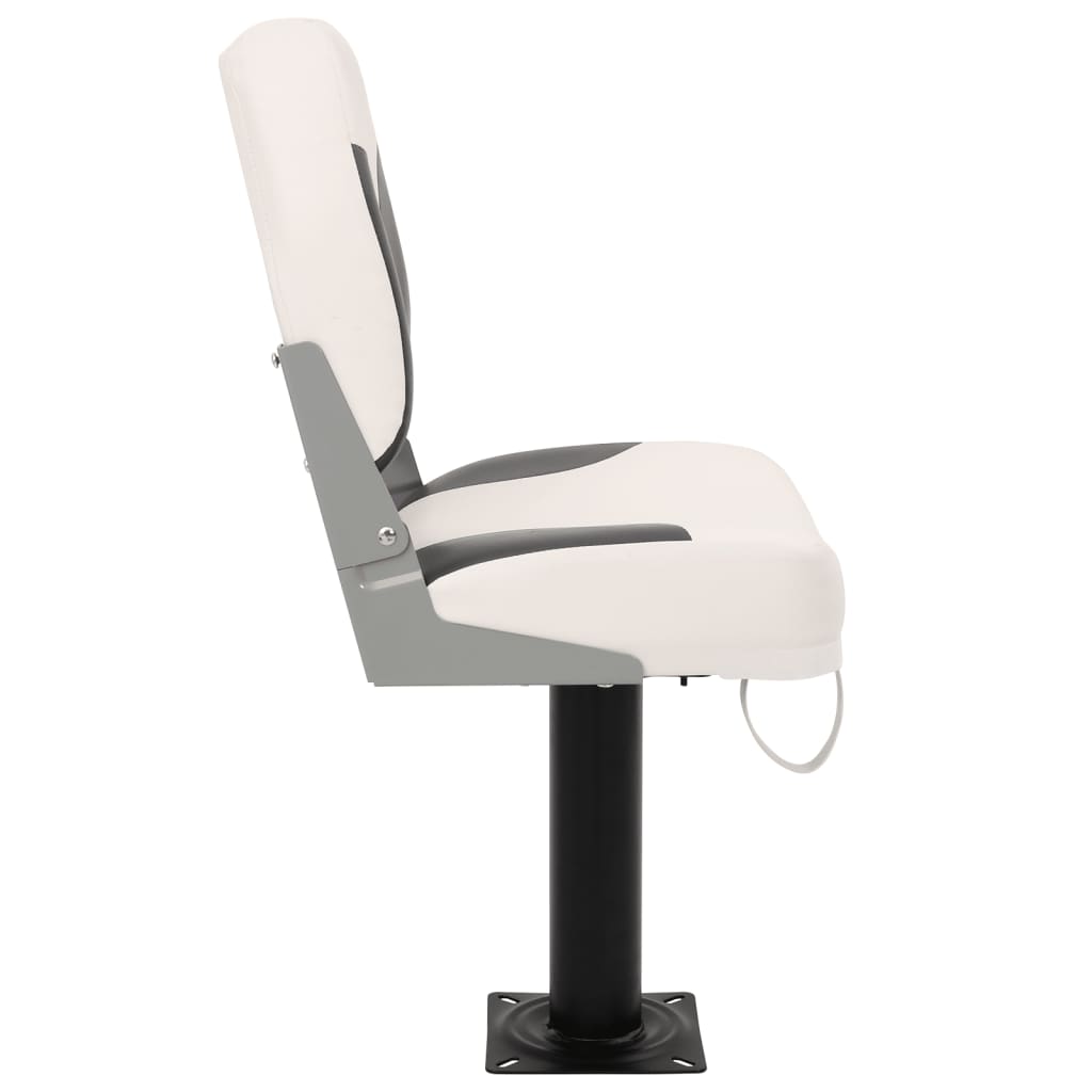 Foldable Boat Seat 1 Set Low Backrest with Fixing Strap