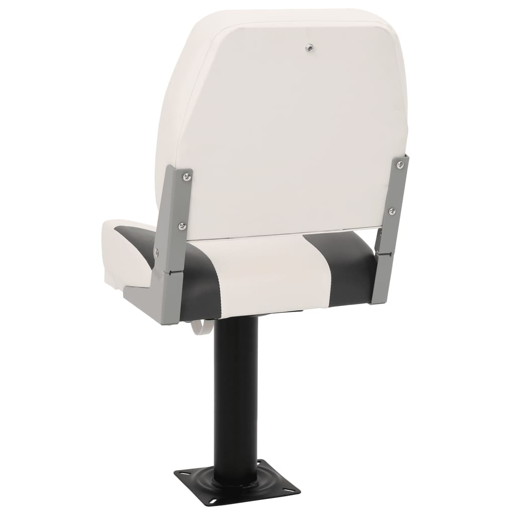 Foldable Boat Seat 1 Set Low Backrest with Fixing Strap