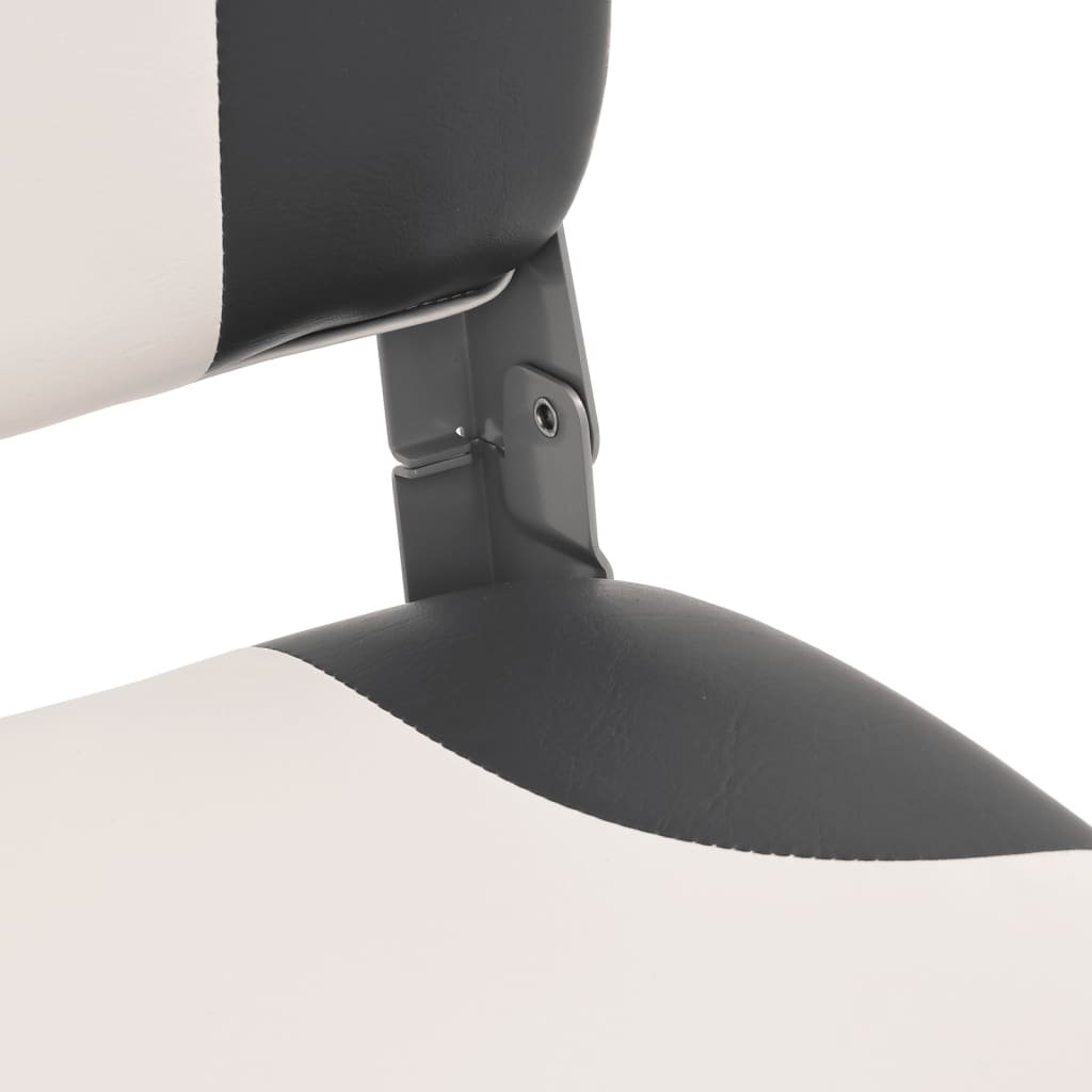 Foldable Boat Seat 1 Set Low Backrest with Fixing Strap