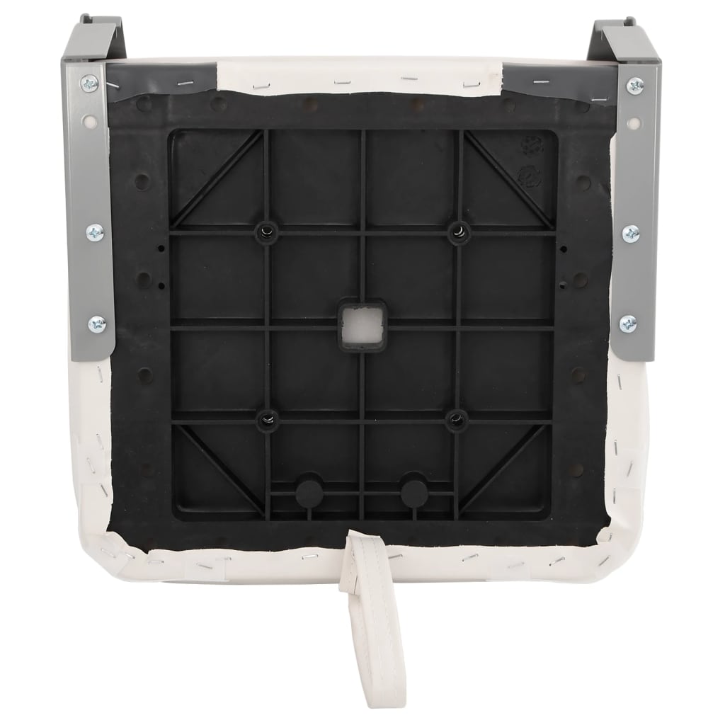 Foldable Boat Seats 2pcs with High Back 41x36x48 cm