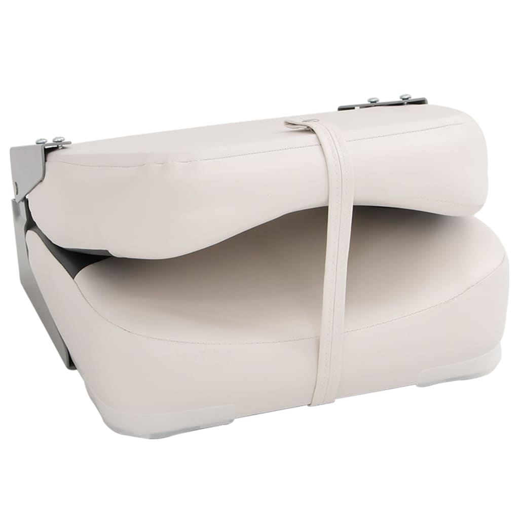 Foldable Boat Seat 2 Set Low Backrest