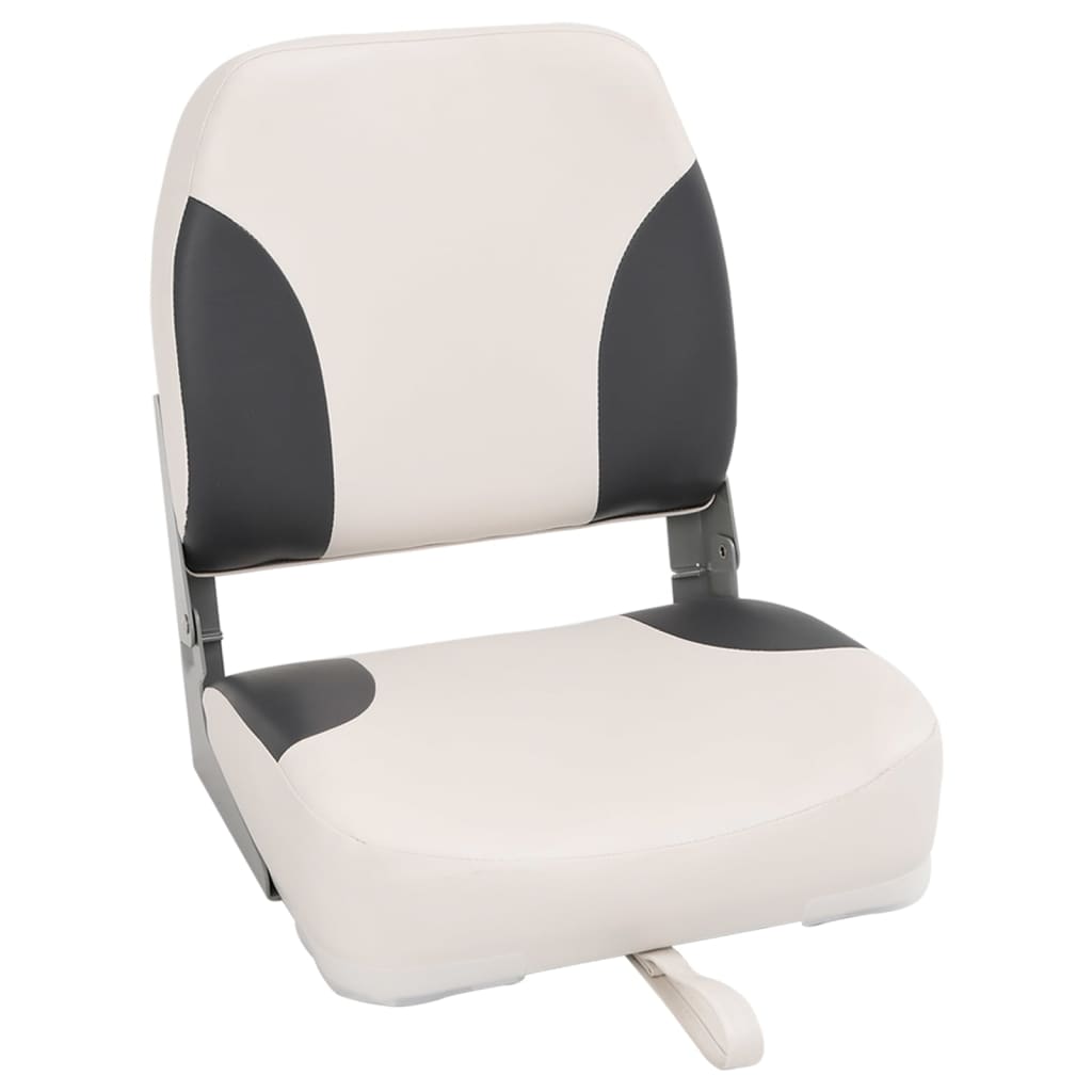 Foldable Boat Seat 2 Set Low Backrest
