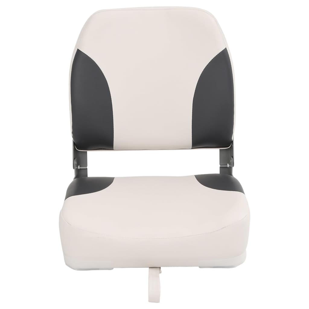 Foldable Boat Seat 2 Set Low Backrest