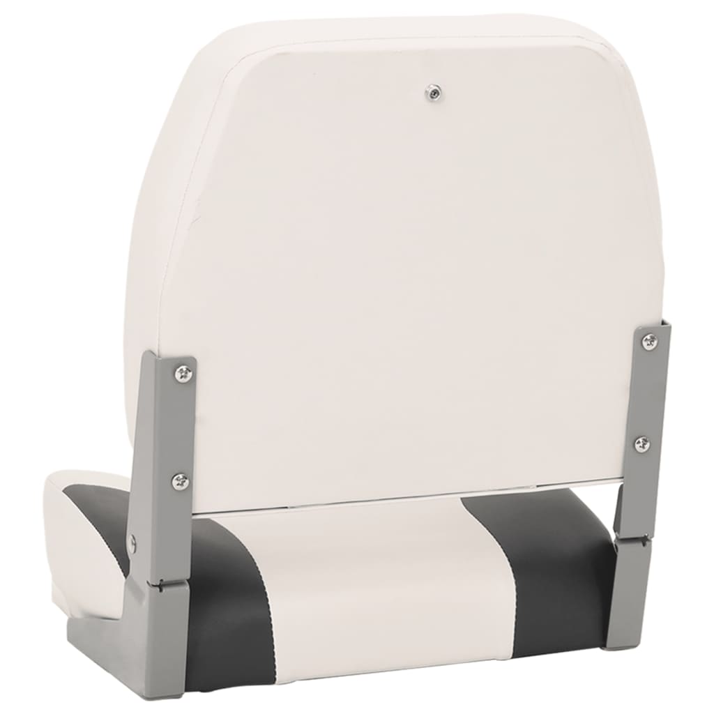 Foldable Boat Seat 2 Set Low Backrest