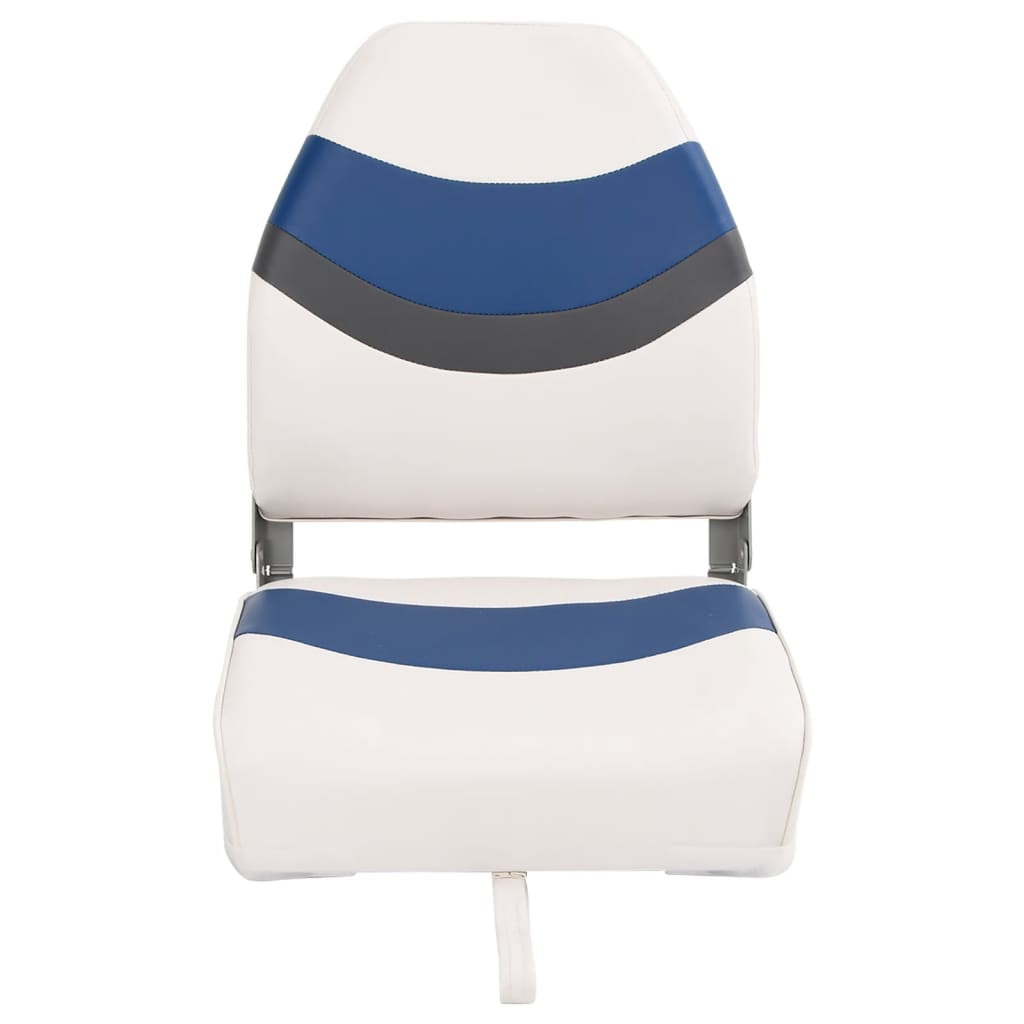 2 Piece Foldable Boat Seat Set High Backrest