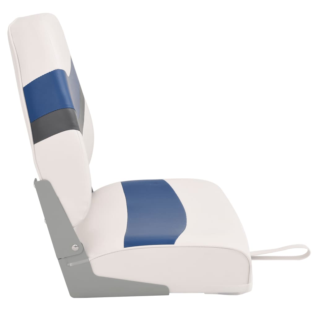 2 Piece Foldable Boat Seat Set High Backrest