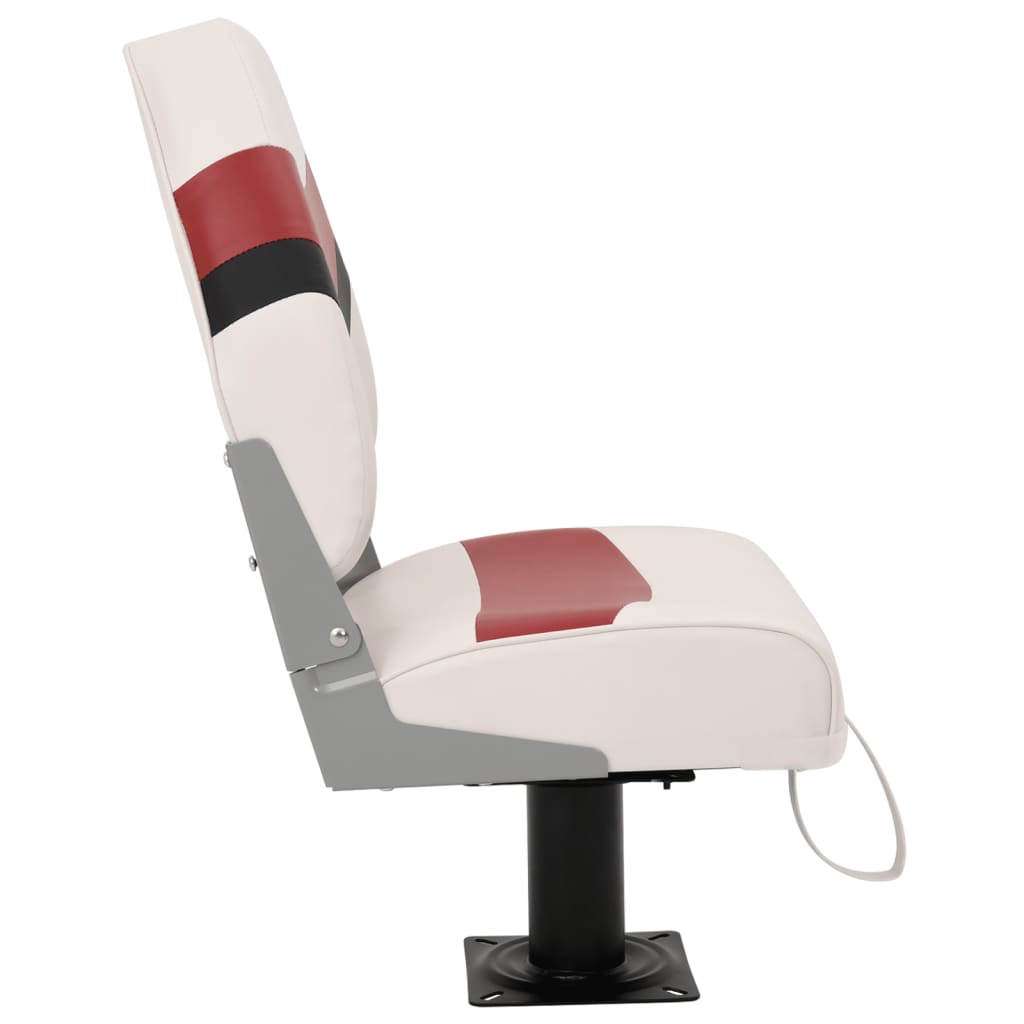 2 Piece Foldable Boat Seat Set High Backrest
