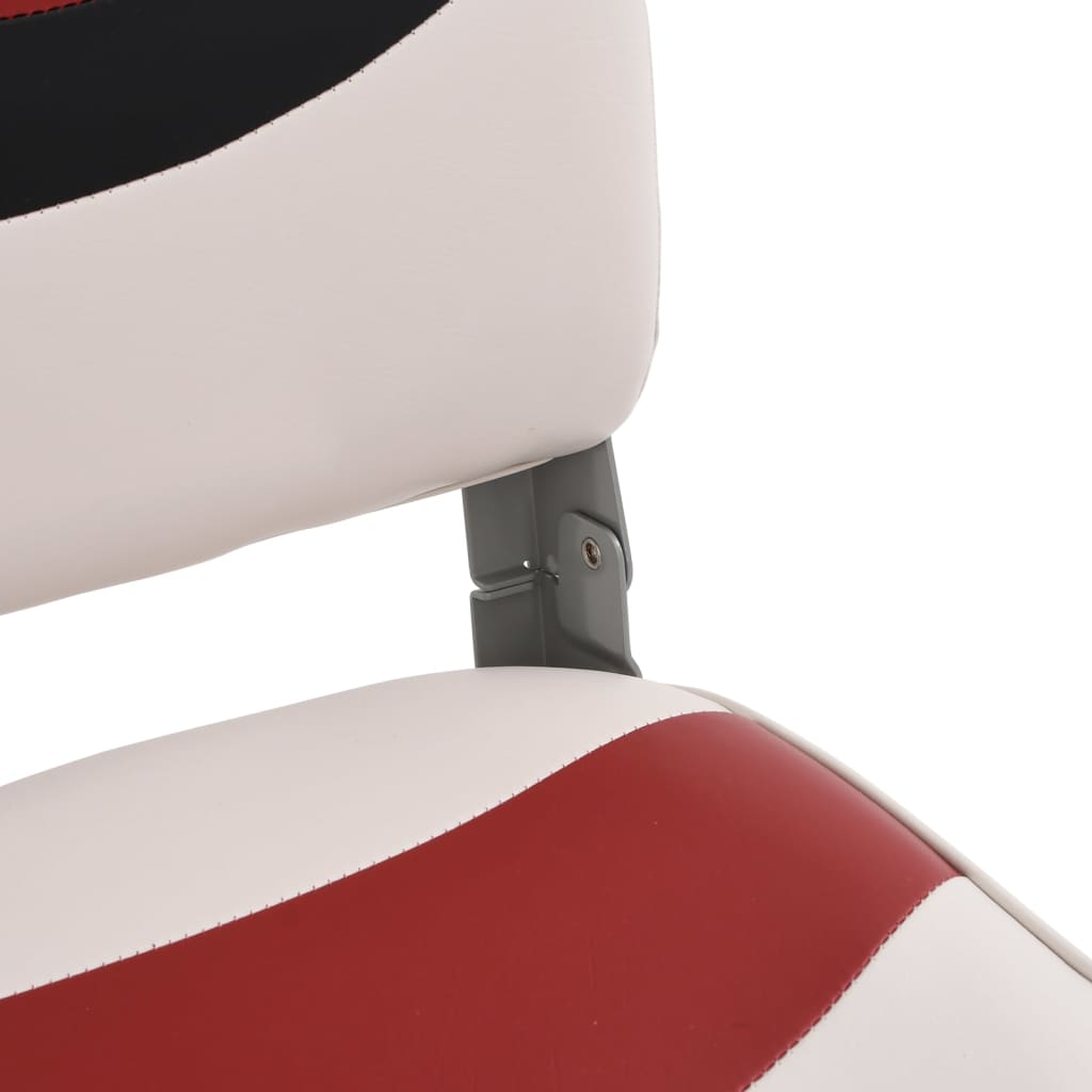 2 Piece Foldable Boat Seat Set High Backrest