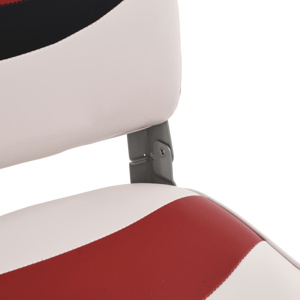 2 Piece Foldable Boat Seat Set High Backrest