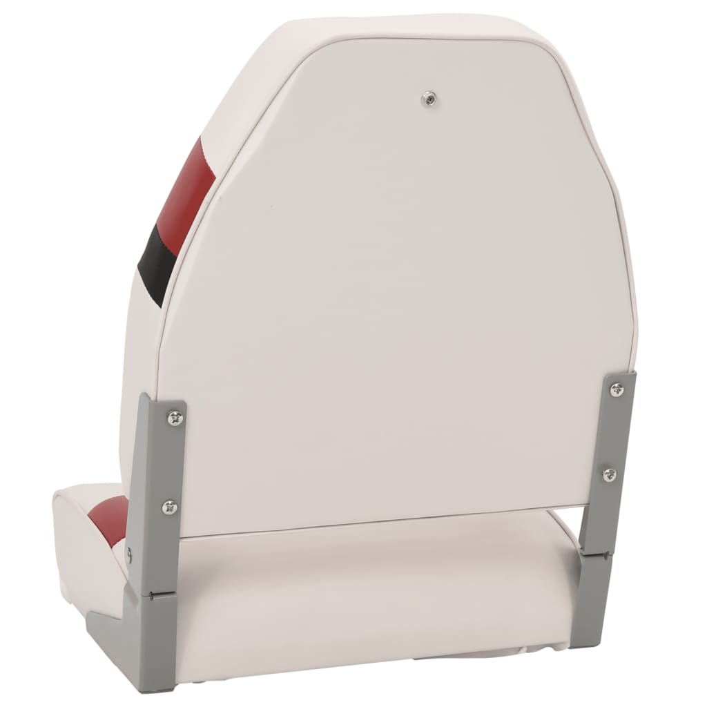 Foldable Boat Seats 2pcs with High Back 44x38x55 cm
