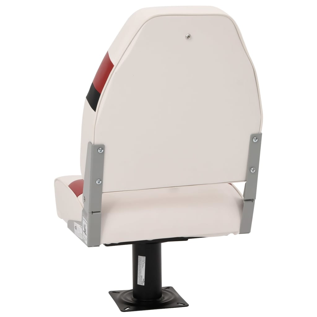 4 Piece Foldable Boat Seat Set High Backrest