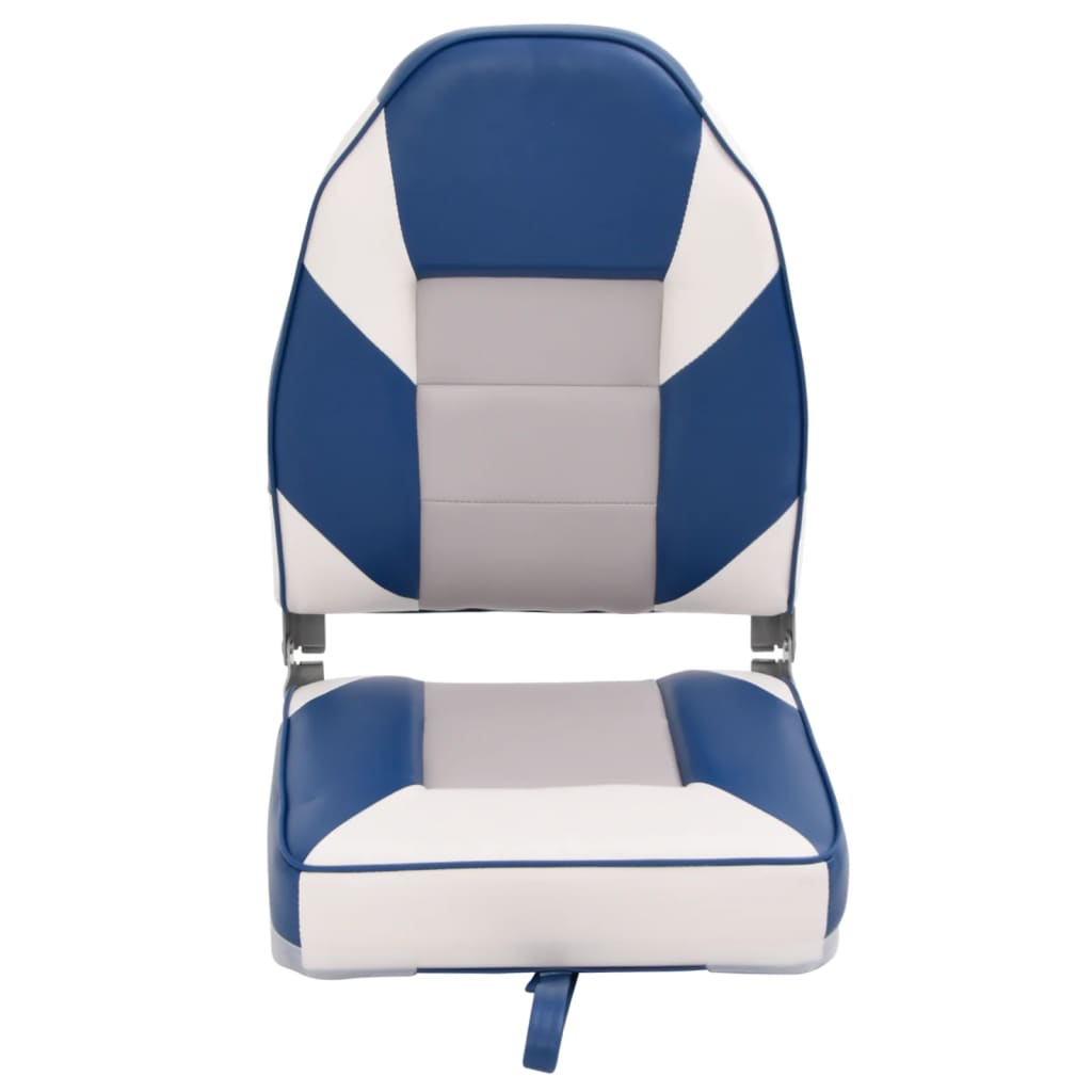 2 Piece Foldable Boat Seat Set High Backrest