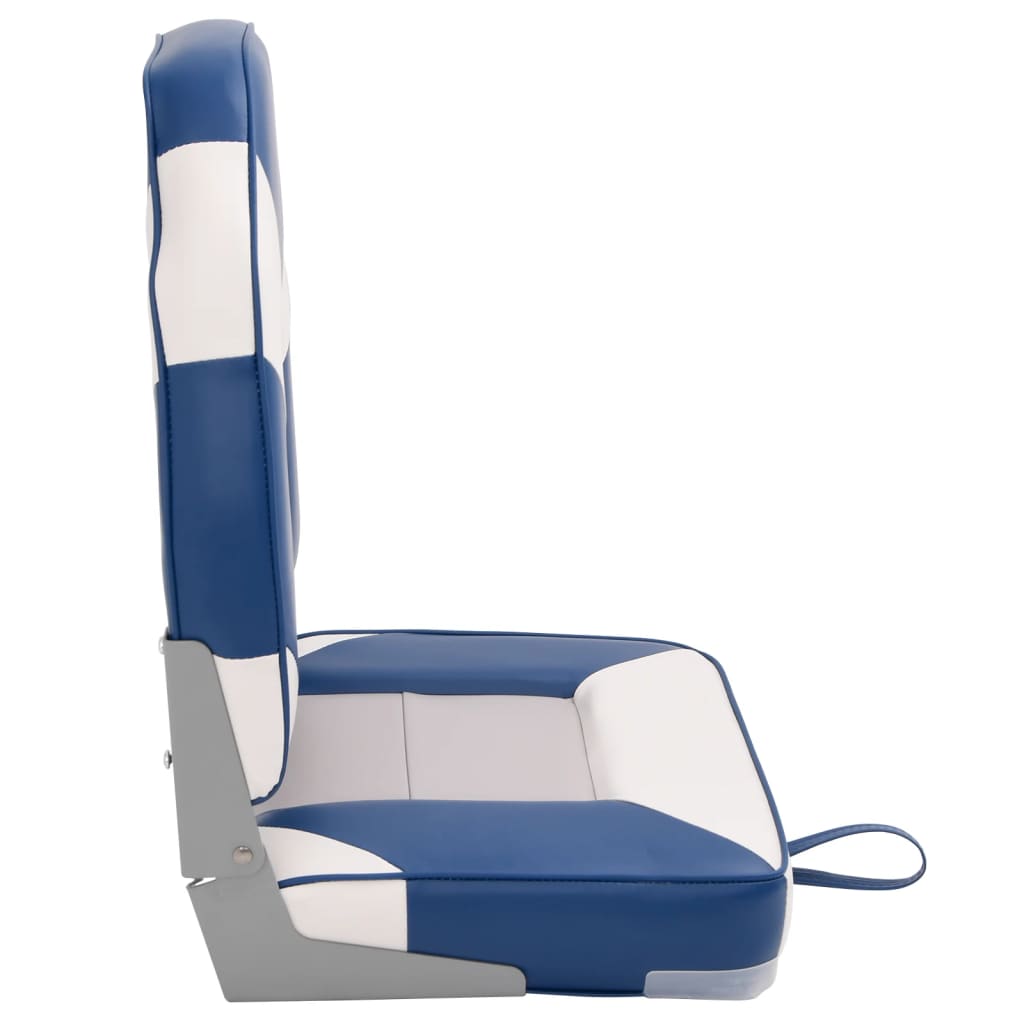 2 Piece Foldable Boat Seat Set High Backrest