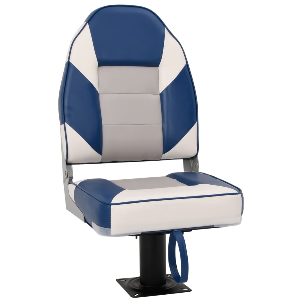 2 Piece Foldable Boat Seat Set High Backrest