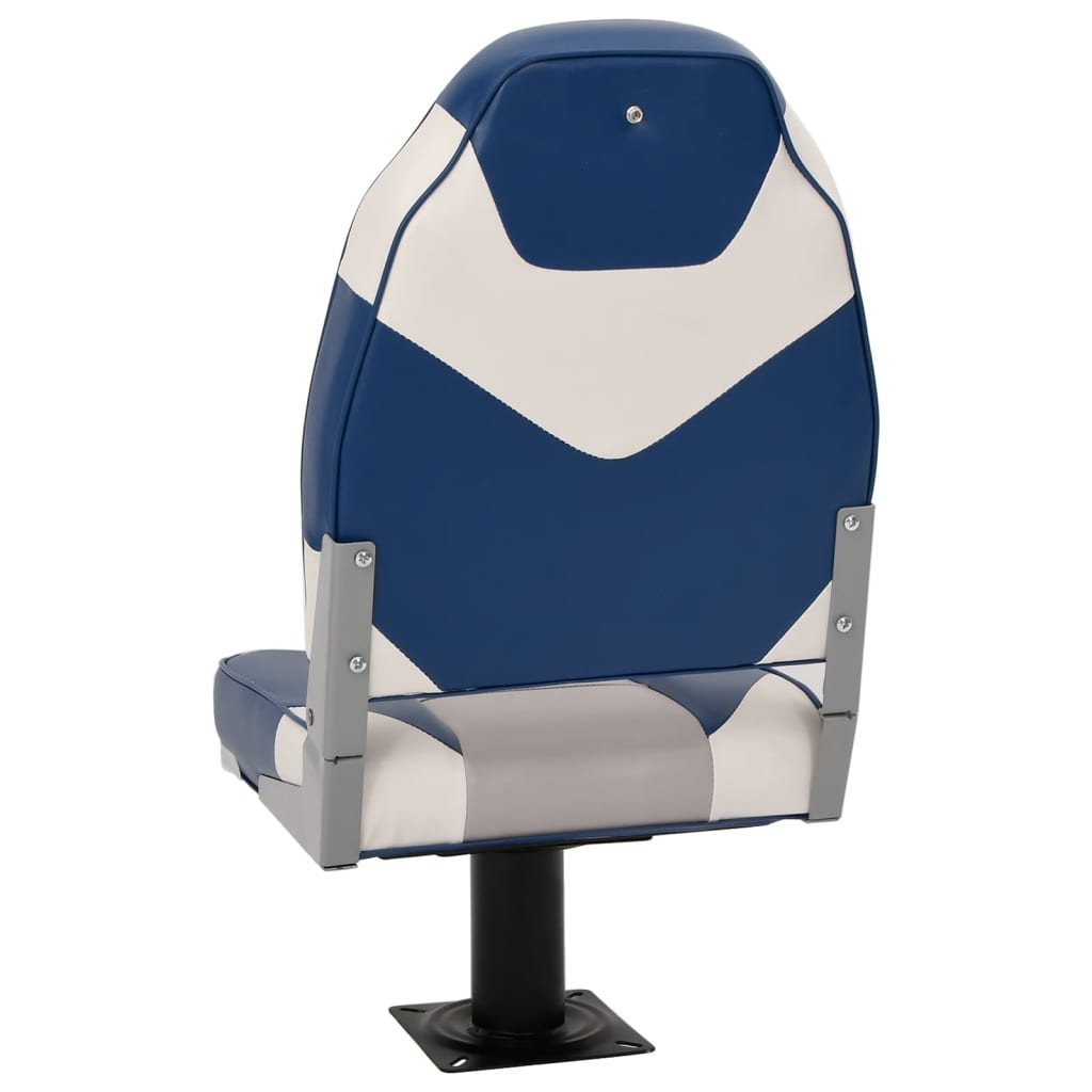 2 Piece Foldable Boat Seat Set High Backrest
