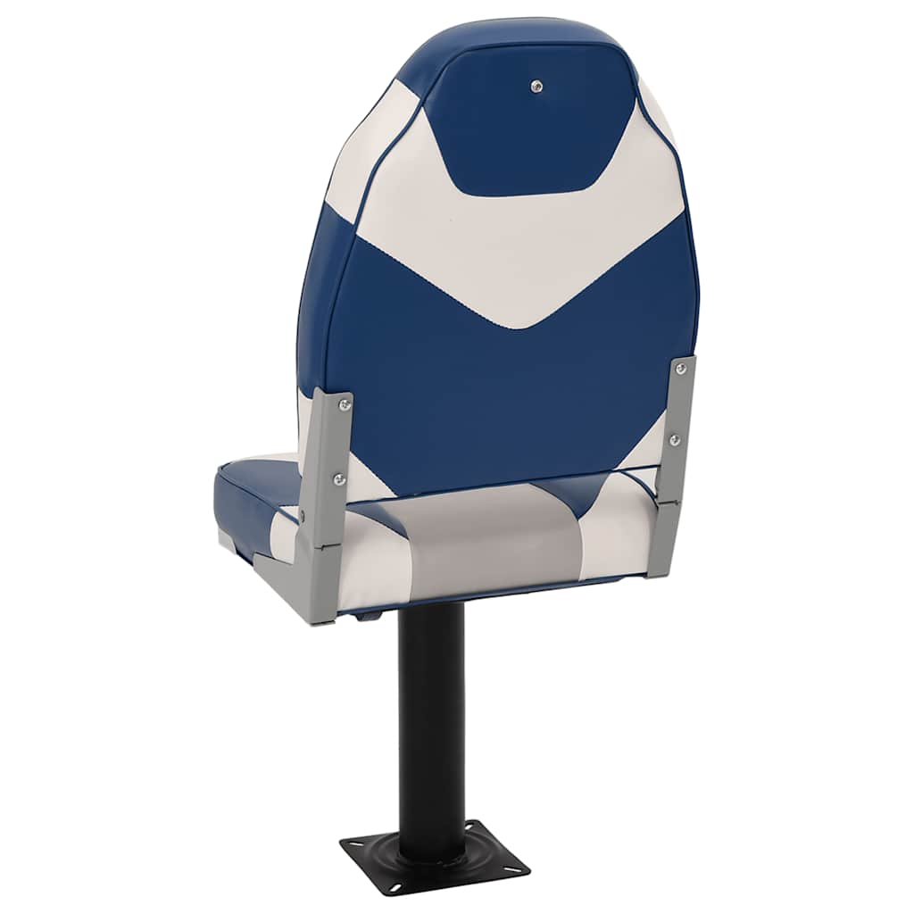 2 Piece Foldable Boat Seat Set High Backrest