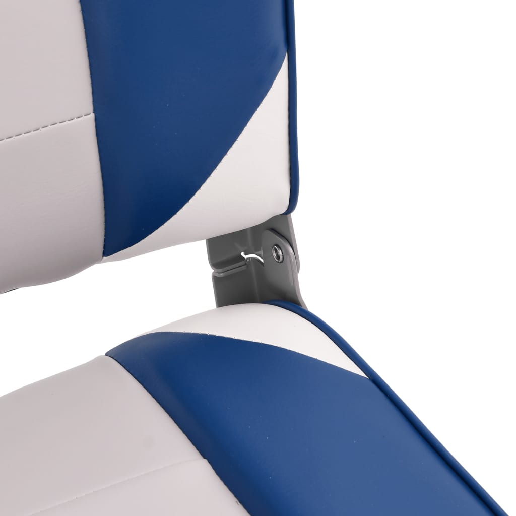 Foldable Boat Seats 2pcs with High Back 39x43x58 cm