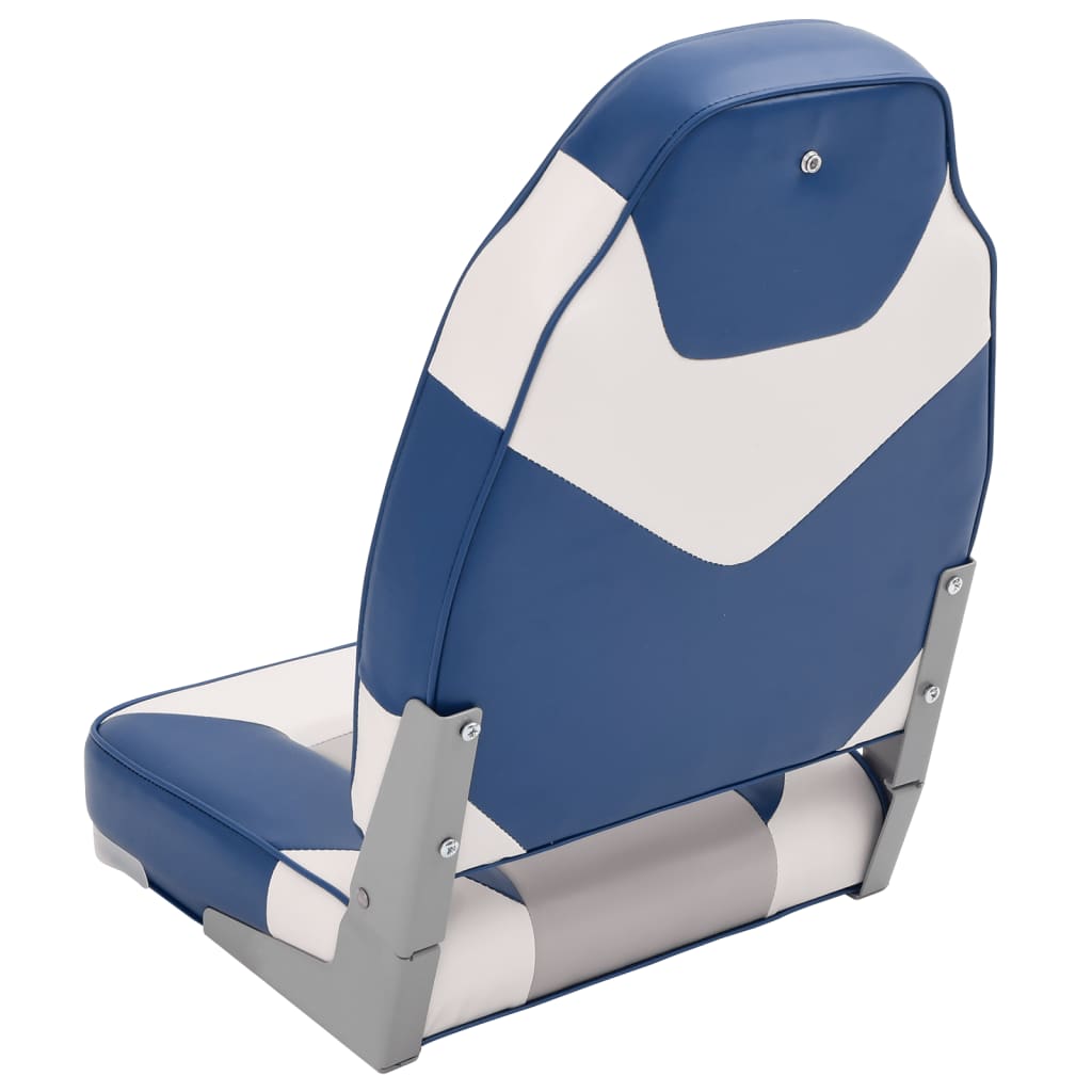 Foldable Boat Seats 2pcs with High Back 39x43x58 cm