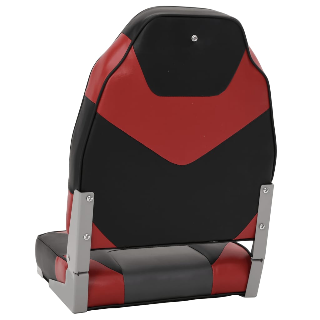Foldable Boat Seats 2pcs with High Back 39x43x58 cm