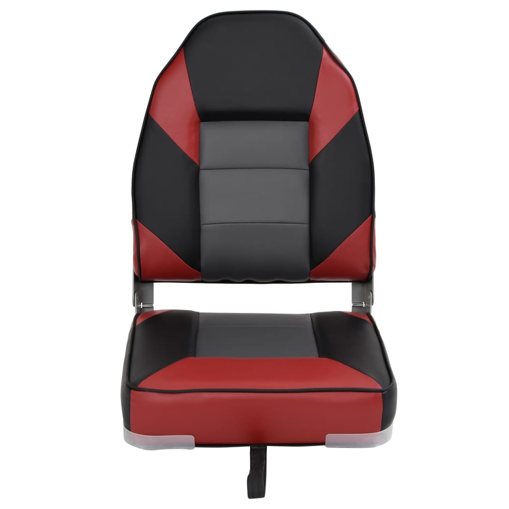 4 Piece Foldable Boat Seat Set High Backrest