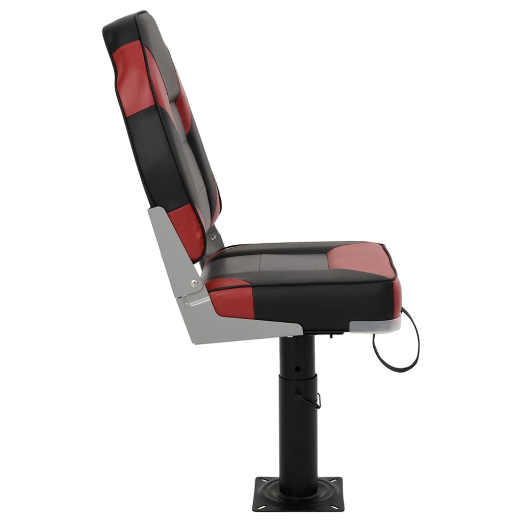 4 Piece Foldable Boat Seat Set High Backrest