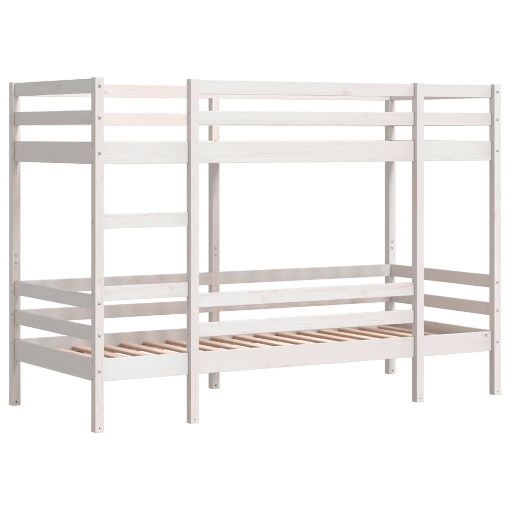 vidaXL Bunk Bed without Mattress White 90x200 cm Solid Wood Pine