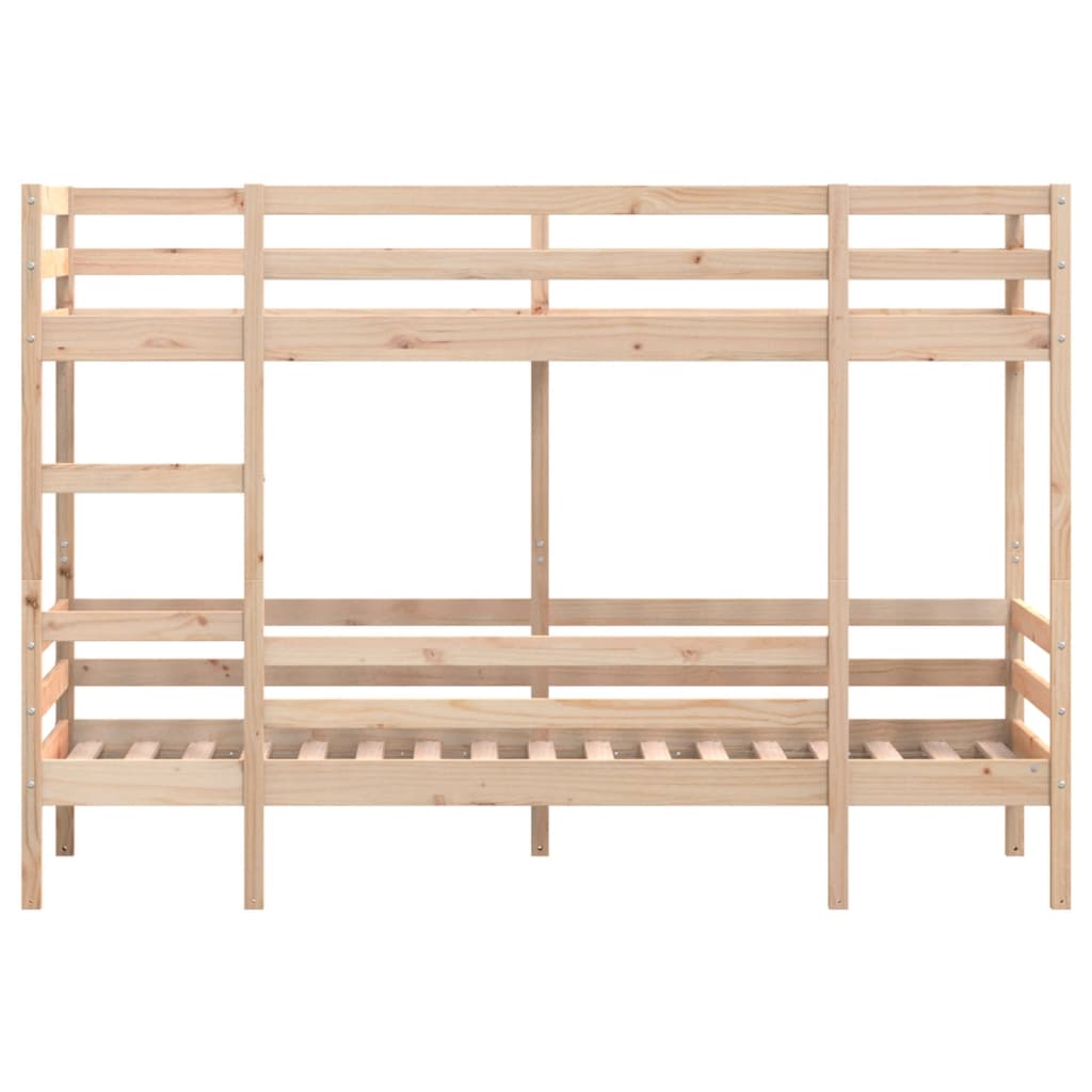 vidaXL Bunk Bed without Mattress 90x190 cm Single Solid Wood Pine