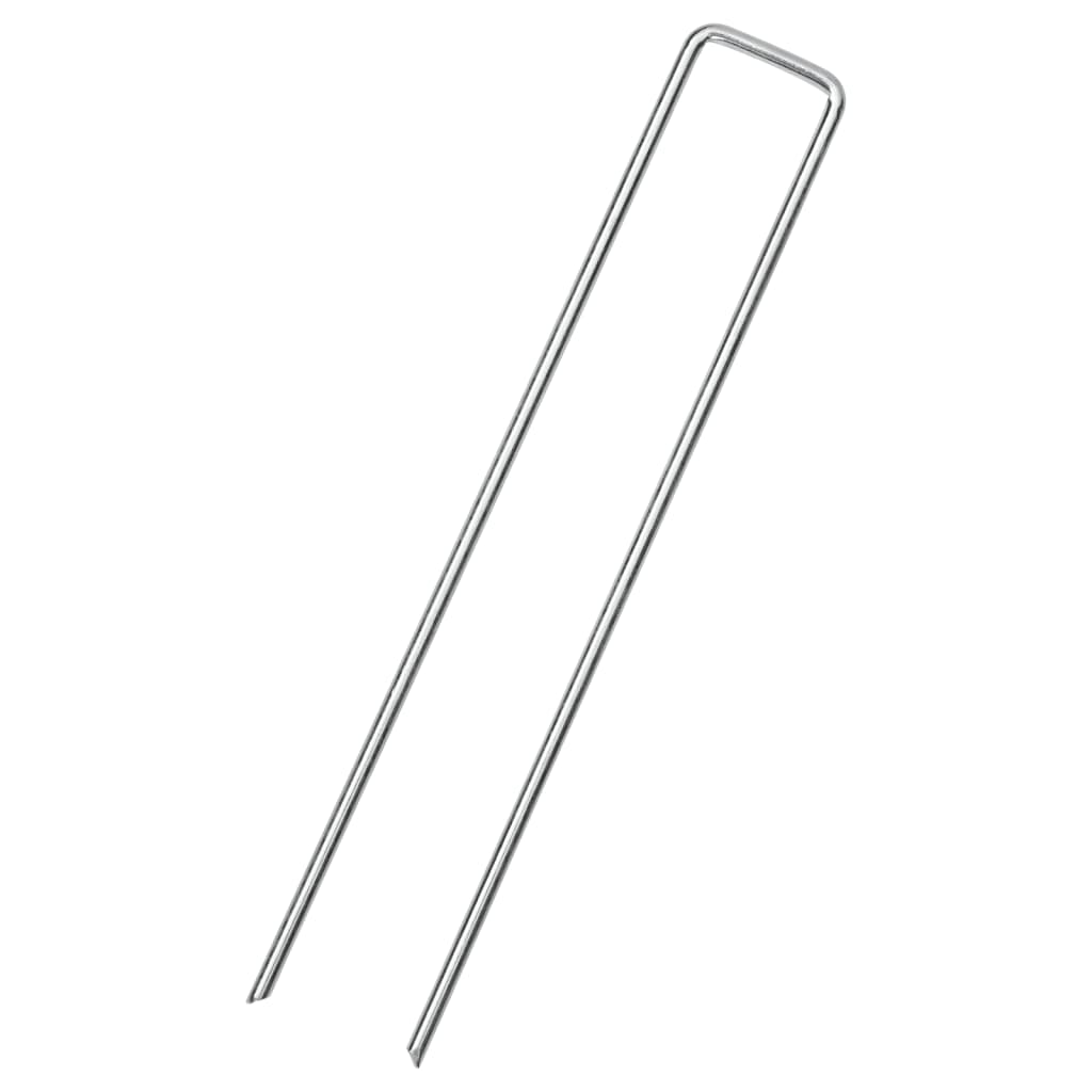 Ground Pegs U Shape 25 pcs 20x4 cm Galvanised steel
