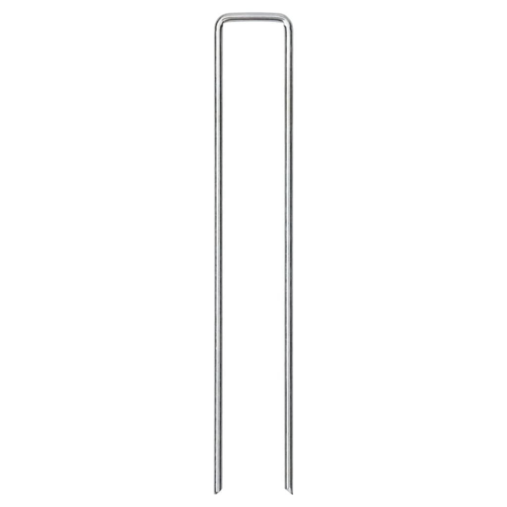 Ground Pegs U Shape 25 pcs 20x4 cm Galvanised steel