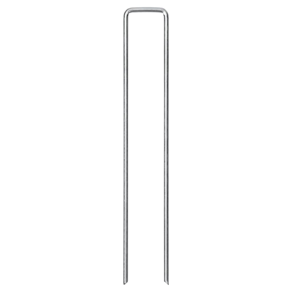 Ground Pegs U Shape 50 pcs 20x4 cm Galvanised steel