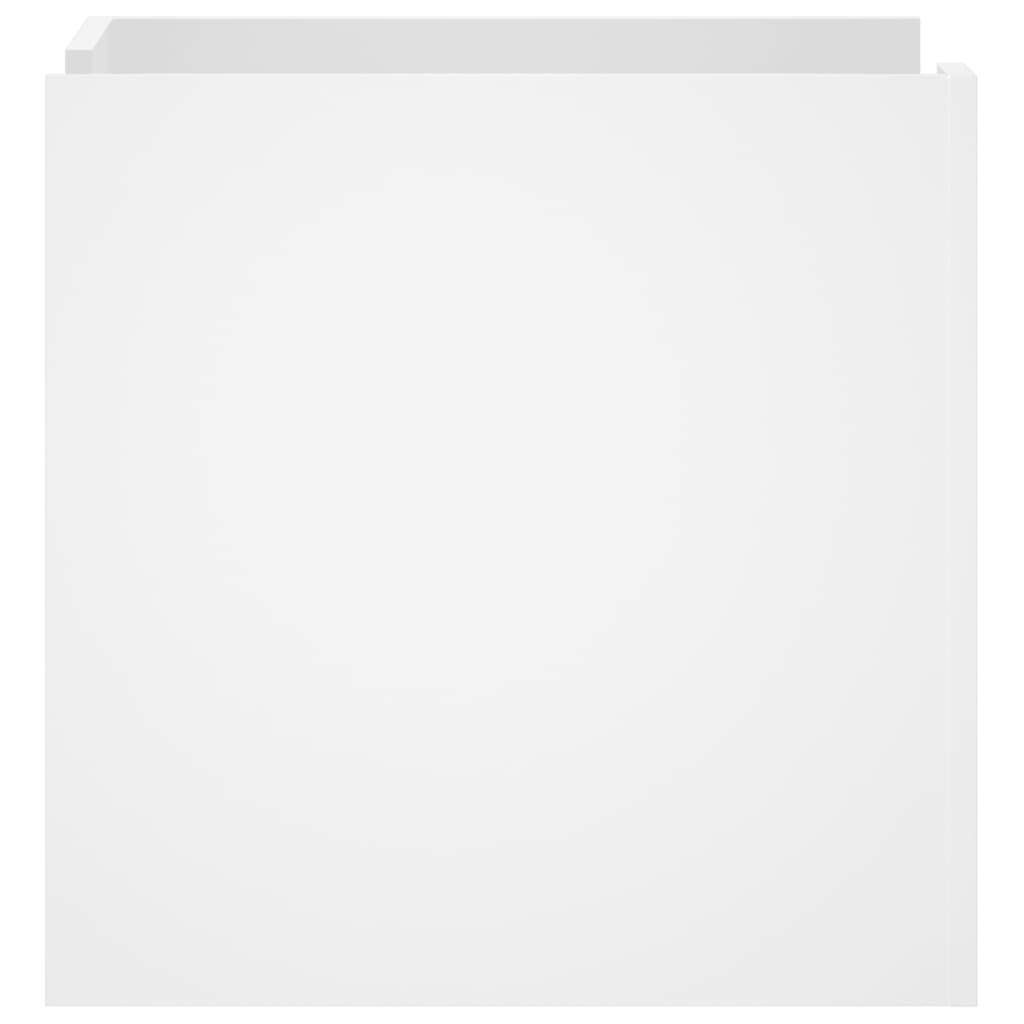 vidaXL Bedside Cabinet White 45x50x50 cm Engineered Wood