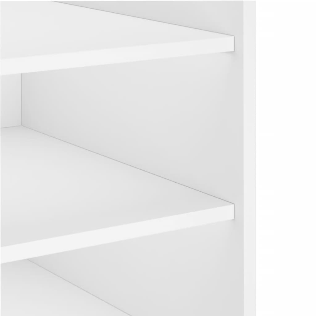 vidaXL Bedside Cabinet White 45x50x50 cm Engineered Wood