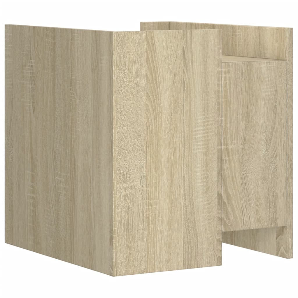 vidaXL Bedside Cabinet Sonoma Oak 45x50x50 cm Engineered Wood