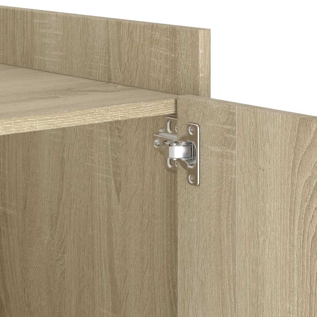 vidaXL Bedside Cabinet Sonoma Oak 45x50x50 cm Engineered Wood