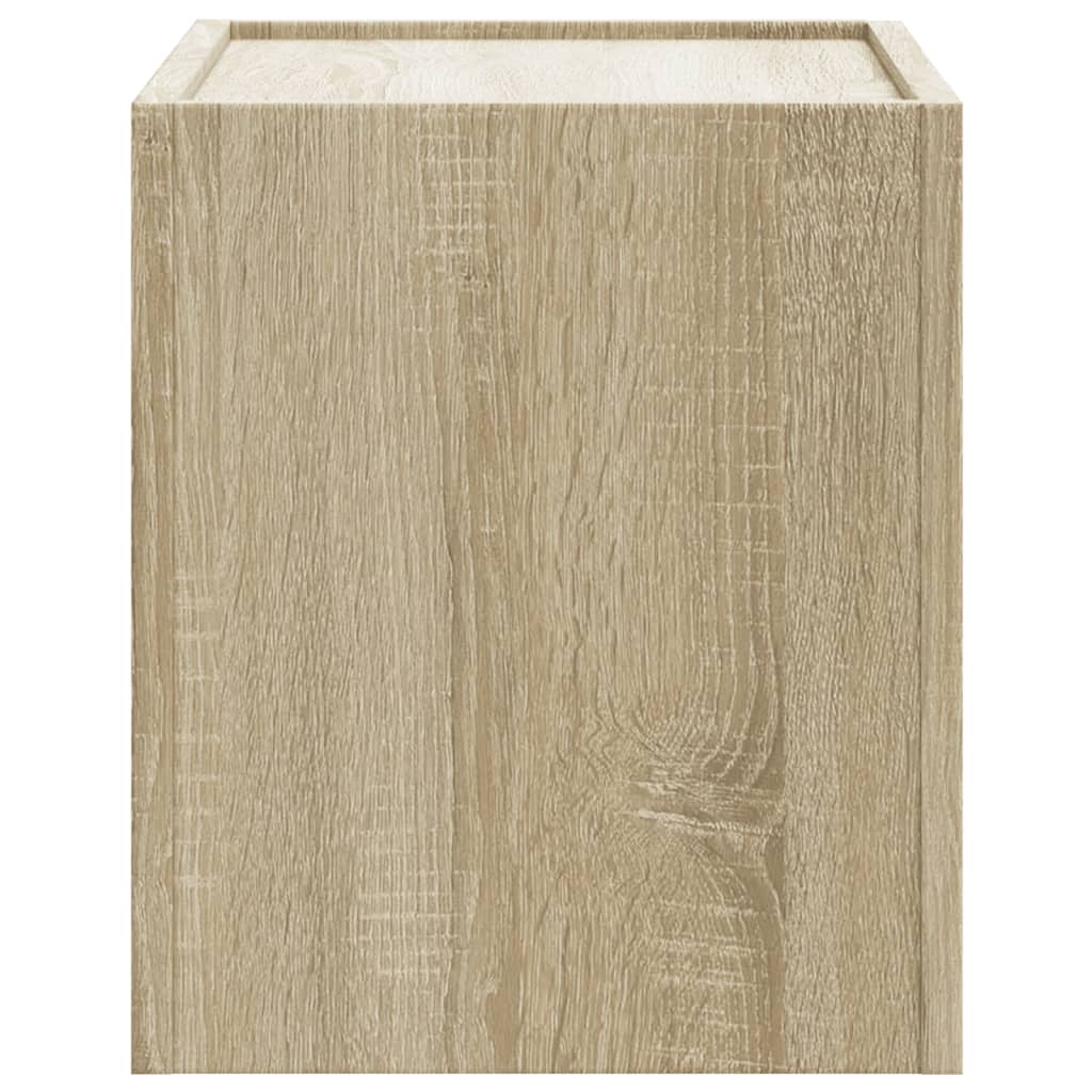 vidaXL Wall-mounted Bedside Cabinets 2 pcs Sonoma Oak 45x30x35 cm