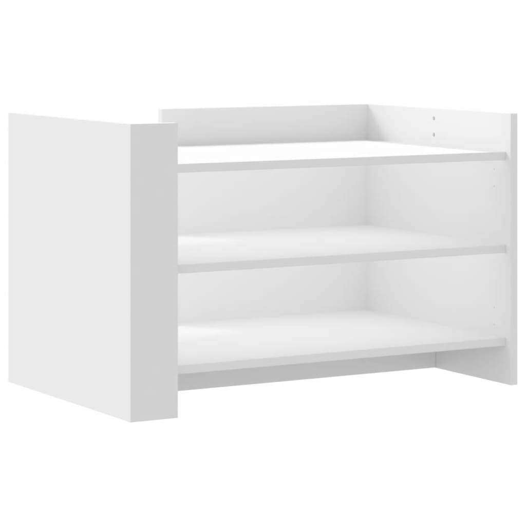 Coffee Table White 80x50x50 cm Engineered Wood