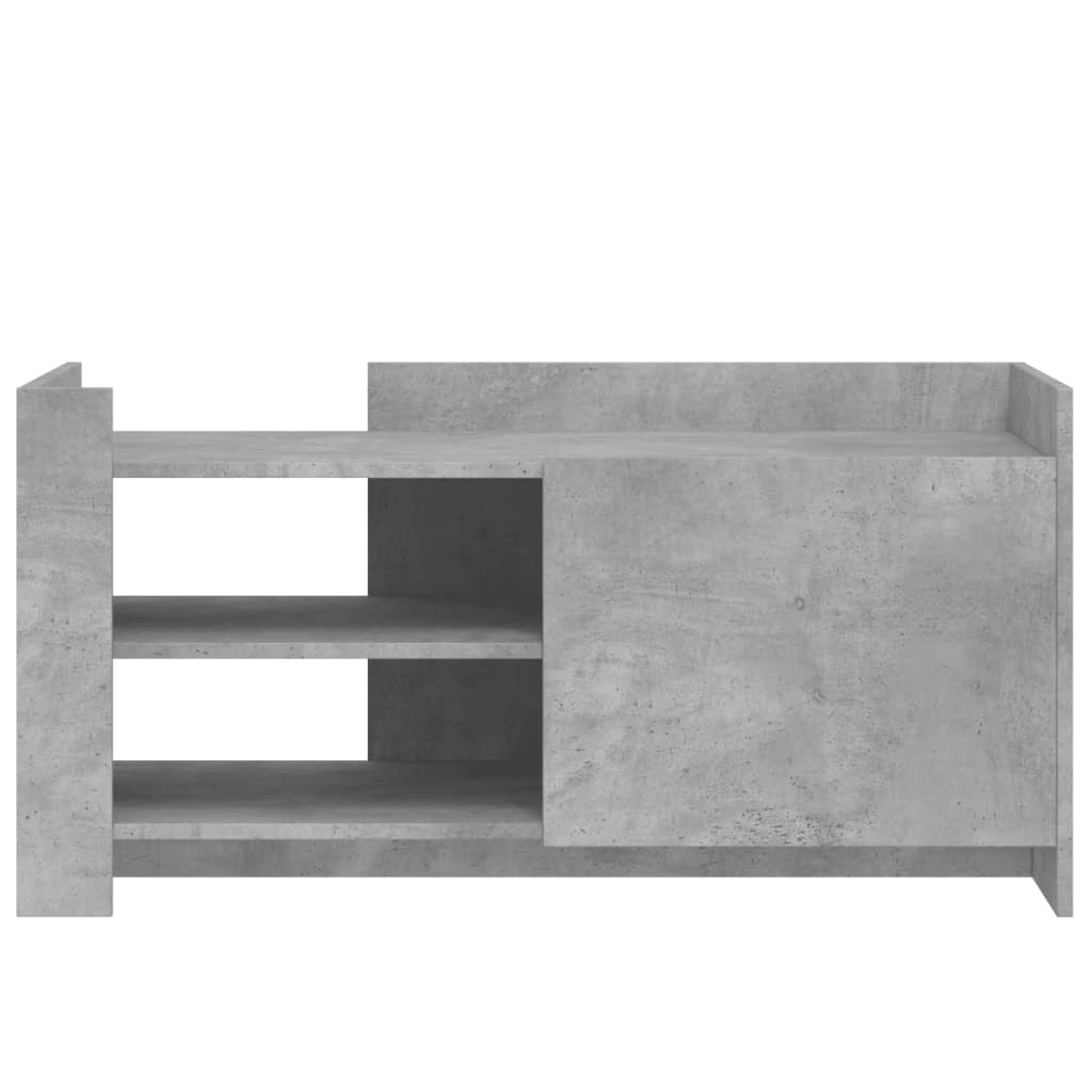 Coffee Table Concrete Grey 100x50x50 cm Engineered Wood