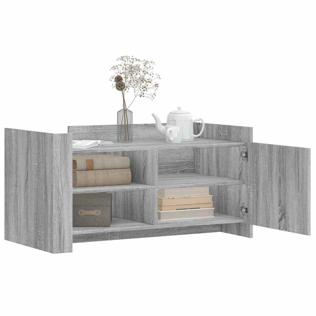 Coffee Table Grey Sonoma 100x50x50 cm Engineered Wood