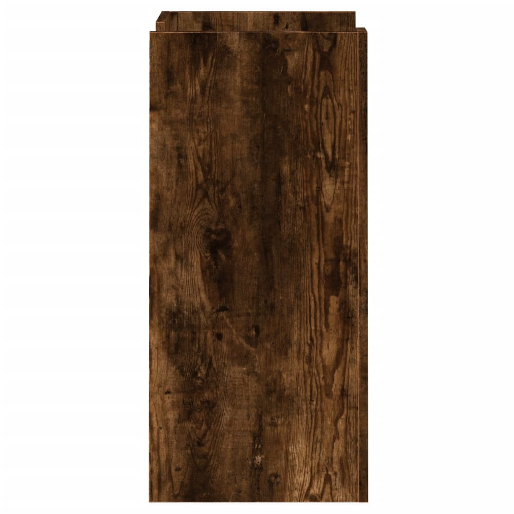 Sideboard Smoked Oak 45x35x75 cm Engineered Wood