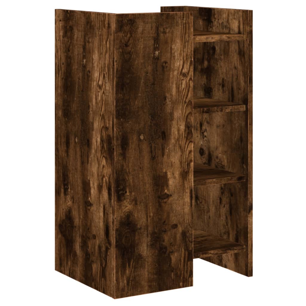 Sideboard Smoked Oak 45x35x75 cm Engineered Wood