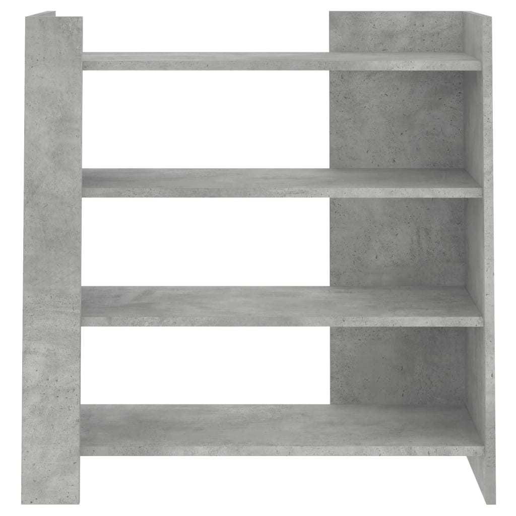 Sideboard Concrete Grey 73.5x35x75 cm Engineered Wood