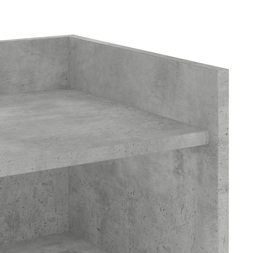Sideboard Concrete Grey 73.5x35x75 cm Engineered Wood