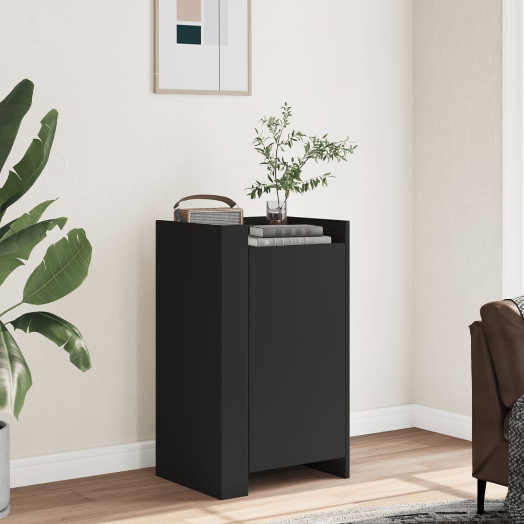 Sideboard Black 45x35x75 cm Engineered Wood