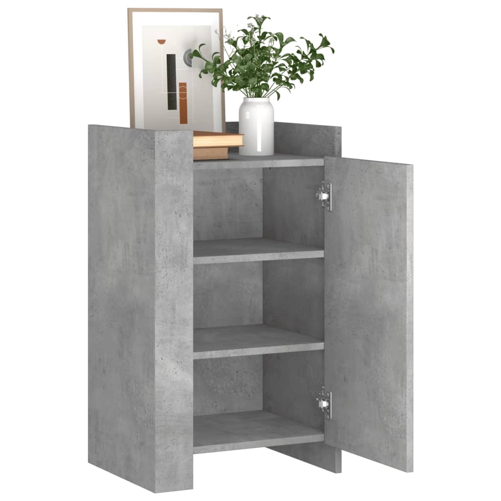 vidaXL Sideboard Concrete Grey 45x35x75 cm Engineered Wood