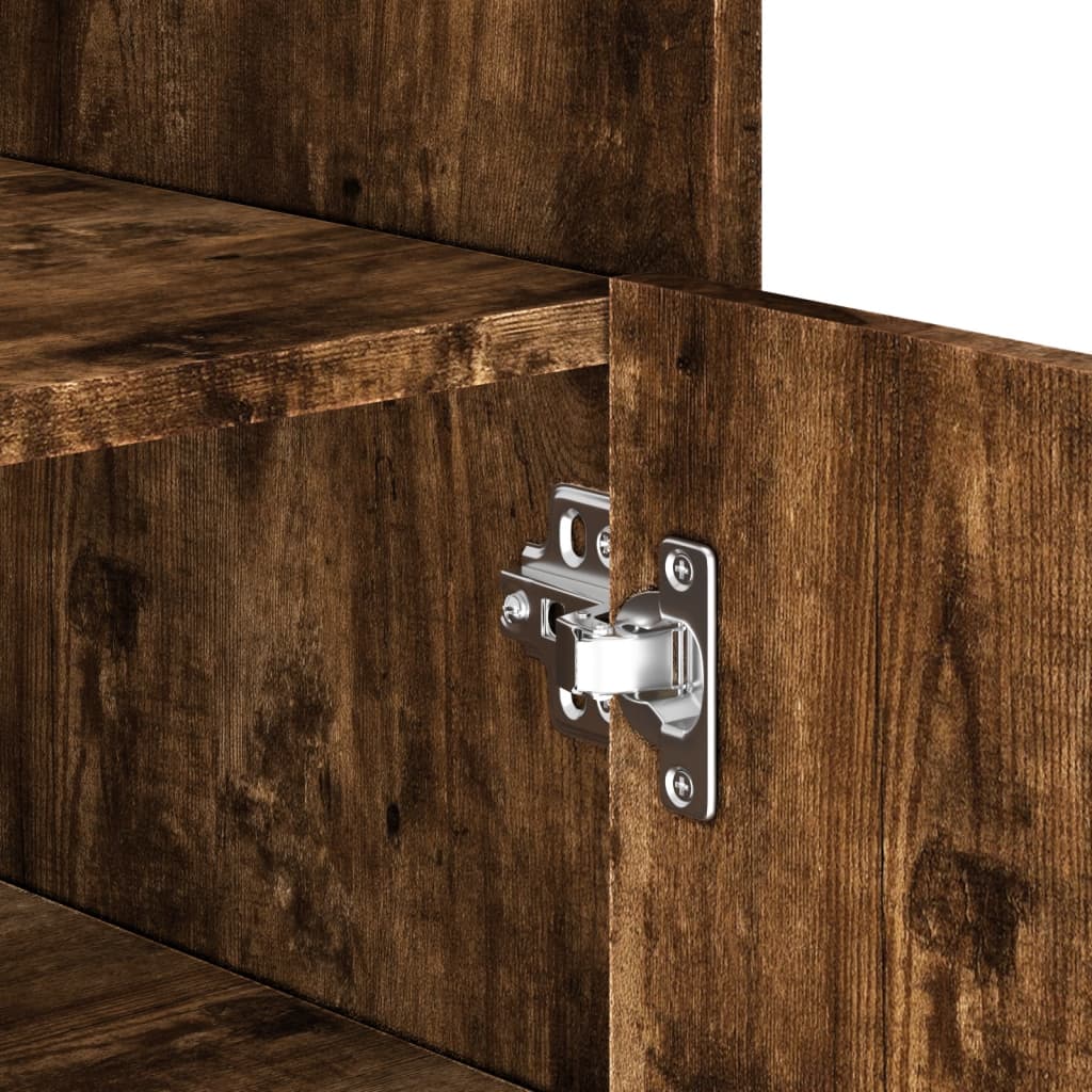 Sideboard Smoked Oak 73.5x35x75 cm Engineered Wood