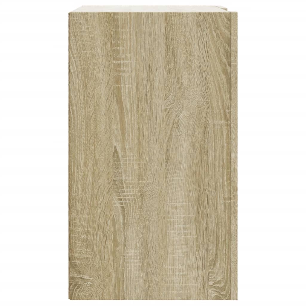 vidaXL Wall Cabinet Sonoma Oak 75x35x60 cm Engineered Wood