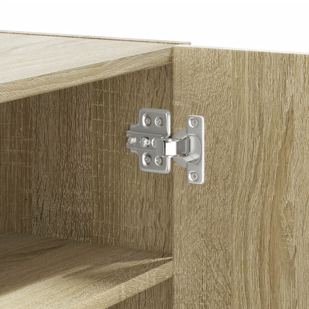 vidaXL Wall Cabinet Sonoma Oak 75x35x60 cm Engineered Wood