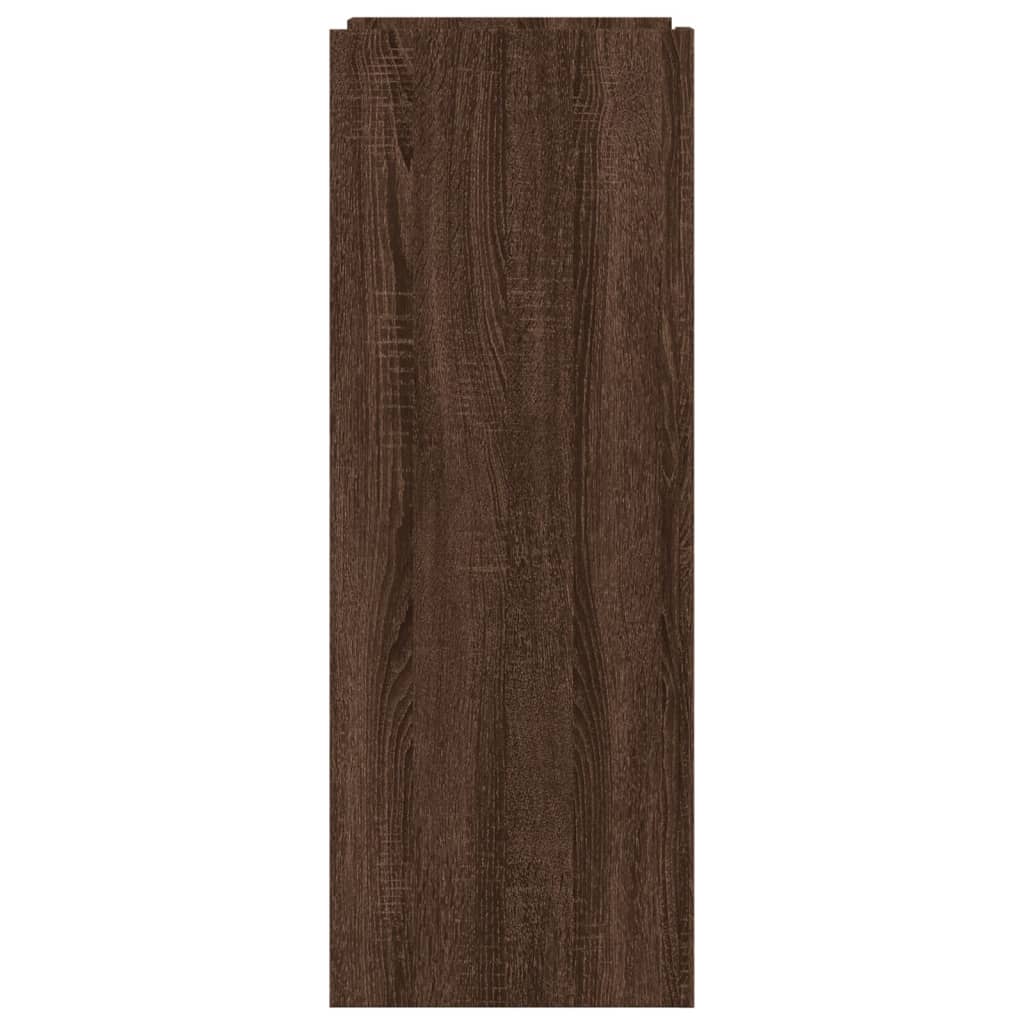 vidaXL Shoe Cabinet Brown Oak 52x37.5x100 cm Engineered Wood