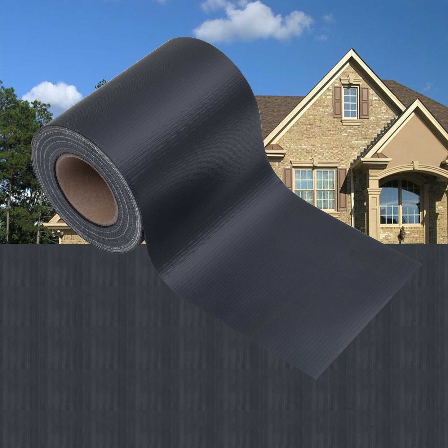 Garden Privacy Screens 2 pcs Dark Grey 35 x 0.19 m PVC