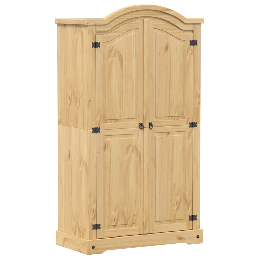 vidaXL Wardrobe Corona 102x52x186 cm Solid Wood Pine